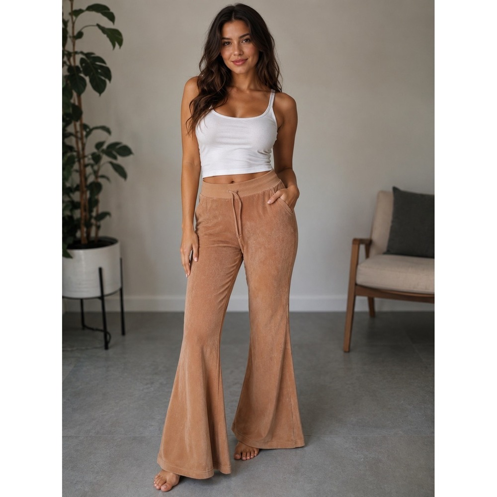 Aerie Wide Leg Pants Size Medium Athleisure Activewear Lounge Wear Casual